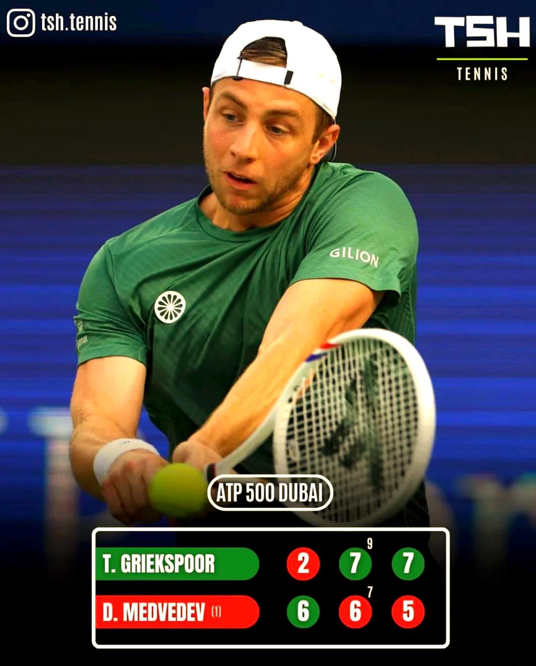 包含世界网球队爆冷西班牙网球队，梅德韦杰夫制霸全场的词条